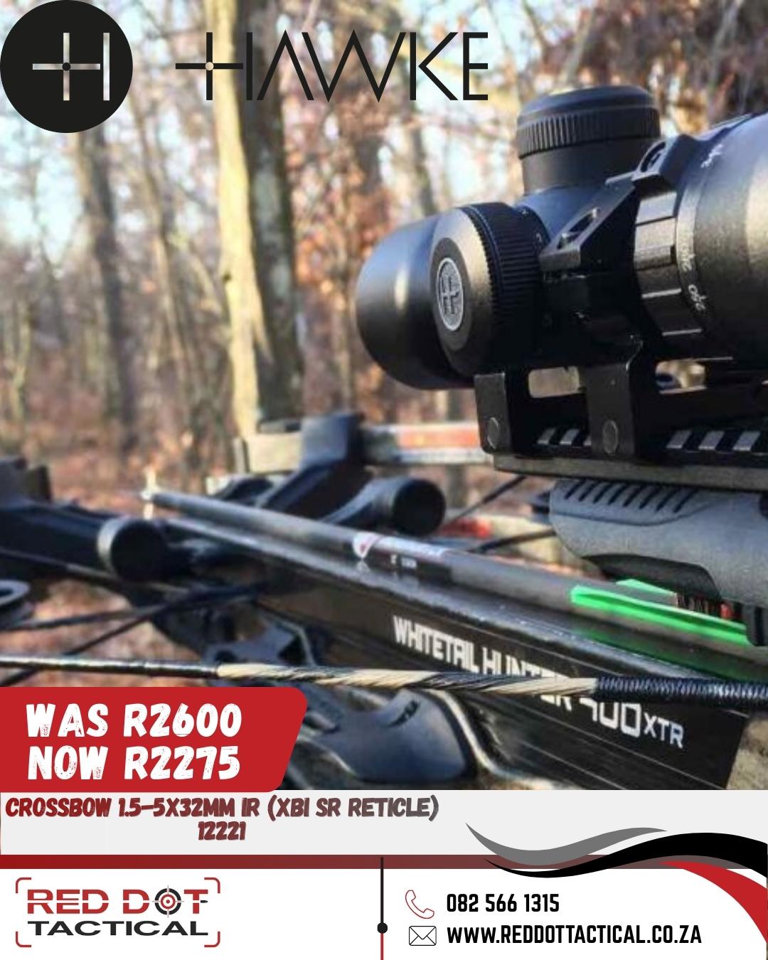 HAWKE Crossbow 1.5-5x32mm IR (XBI SR Reticle)