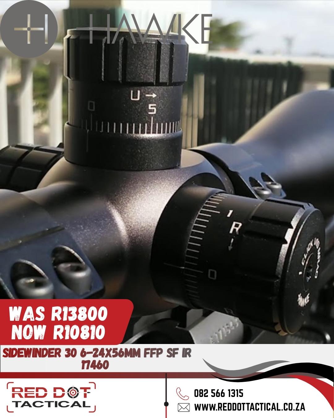 HAWKE Sidewinder 30 6-24x56MM FFP SF IR